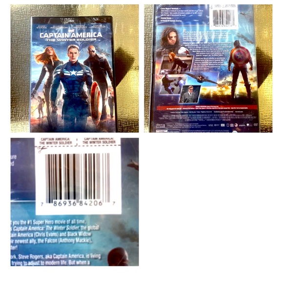 Marvel Captain America The Winter Soldier Dvd New Sealed - Picture 4 of 4